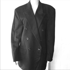 🔵 Hugo Boss Black Cashmere Wool Sports Blazer 40R